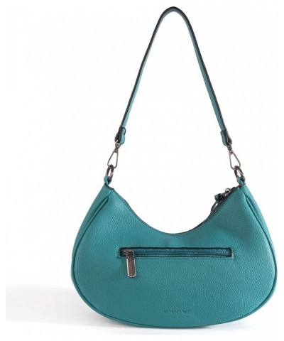 MEDIUM Shoulder Hobo Bags for Women Trendy Purses Leather Clutch Purse and Handbags Hobo-turquoise $10.50 Shoulder Bags