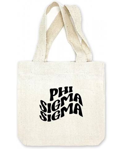 Mod Design Mini Tote Bag - Gift Tote Bags for Sorority - Mini Goodie Bag - Sorority Gift Bag Phi Sigma Sigma $7.83 Totes