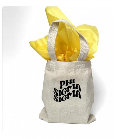 Mod Design Mini Tote Bag - Gift Tote Bags for Sorority - Mini Goodie Bag - Sorority Gift Bag Phi Sigma Sigma $7.83 Totes