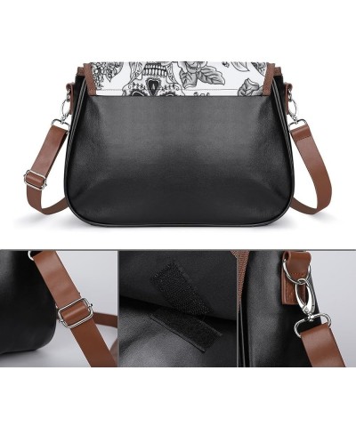 Women's Fashion Shoulder Bag Vintage Crossbody Bag With Adjustable Strap Color445 $22.73 Totes