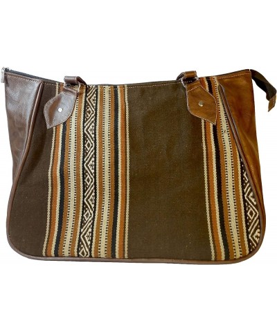 ARTISAN Bolivian bag handmade Multicolor,brown $22.55 Shoulder Bags