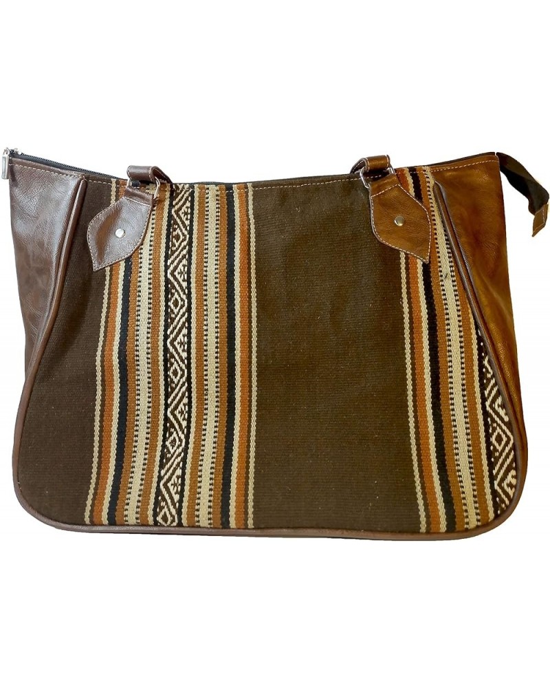 ARTISAN Bolivian bag handmade Multicolor,brown $22.55 Shoulder Bags