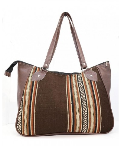 ARTISAN Bolivian bag handmade Multicolor,brown $22.55 Shoulder Bags