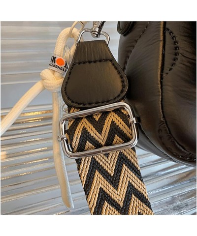 Crossbody Purse for Women Trendy PU Leather Handbag Wide Strap Shoulder Bag with Adjustable Strap (Black) Black $27.19 Totes