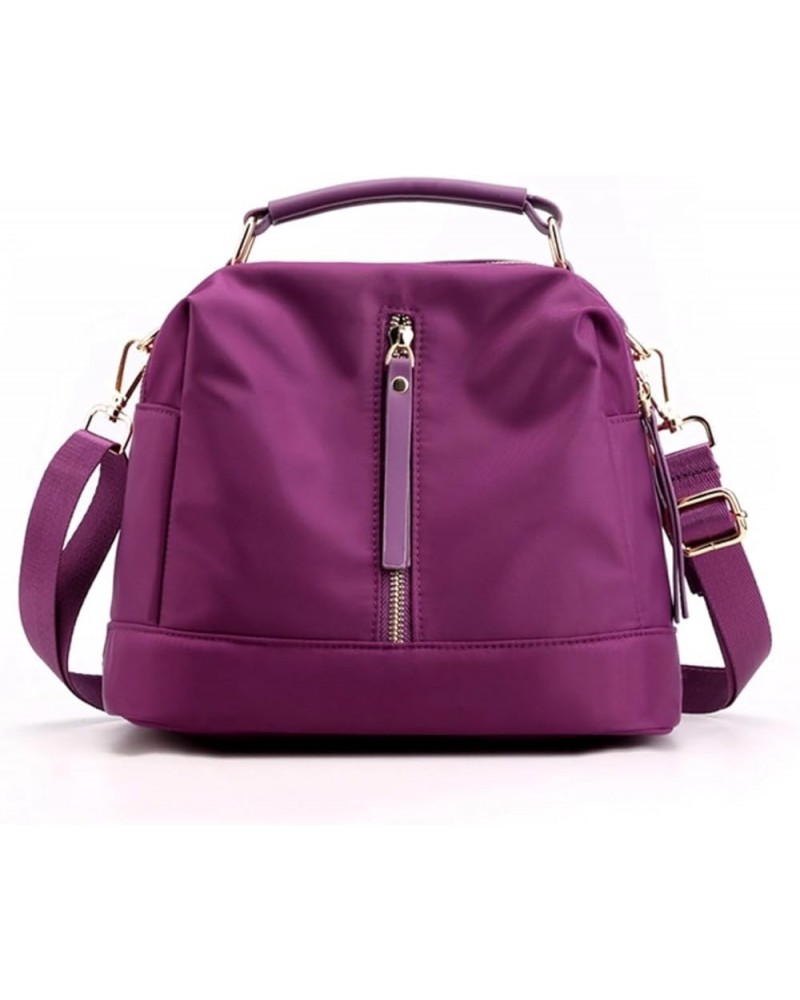 Crossbody Bags For Women Waterproof Lightweight Shoulder Bag Casual Nylon Handbags Multiple Pockets Purse Purple $15.50 Cross...