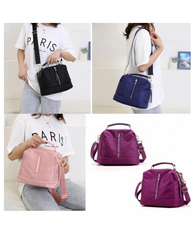 Crossbody Bags For Women Waterproof Lightweight Shoulder Bag Casual Nylon Handbags Multiple Pockets Purse Purple $15.50 Cross...