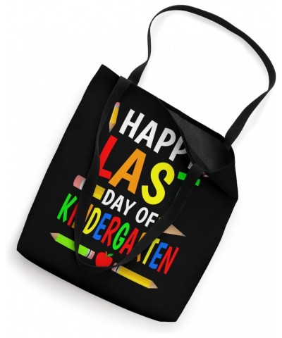 Happy Last Day Of Kindergarten 2023 Funny Teachers Students Tote Bag $12.00 Totes