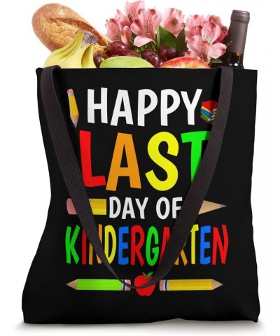 Happy Last Day Of Kindergarten 2023 Funny Teachers Students Tote Bag $12.00 Totes