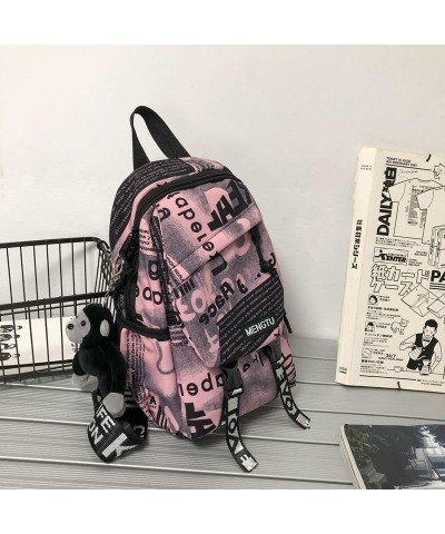 Sling Bag for Men Women Small Shoulder Bag with Cute Pendant Crossbody Bag Travel Casual Chest Bags Purse Pink $14.34 Crossbo...