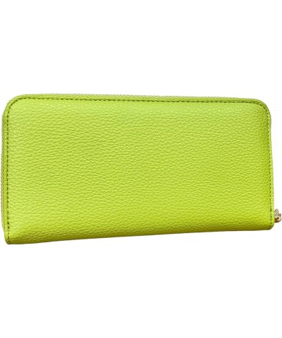 lucchi WALLET WOMAN WITH 4 COMPARTMENTS CLOSED by ZIP 6 Credit CARD B7004, Yellow Yellow $48.94 Wallets