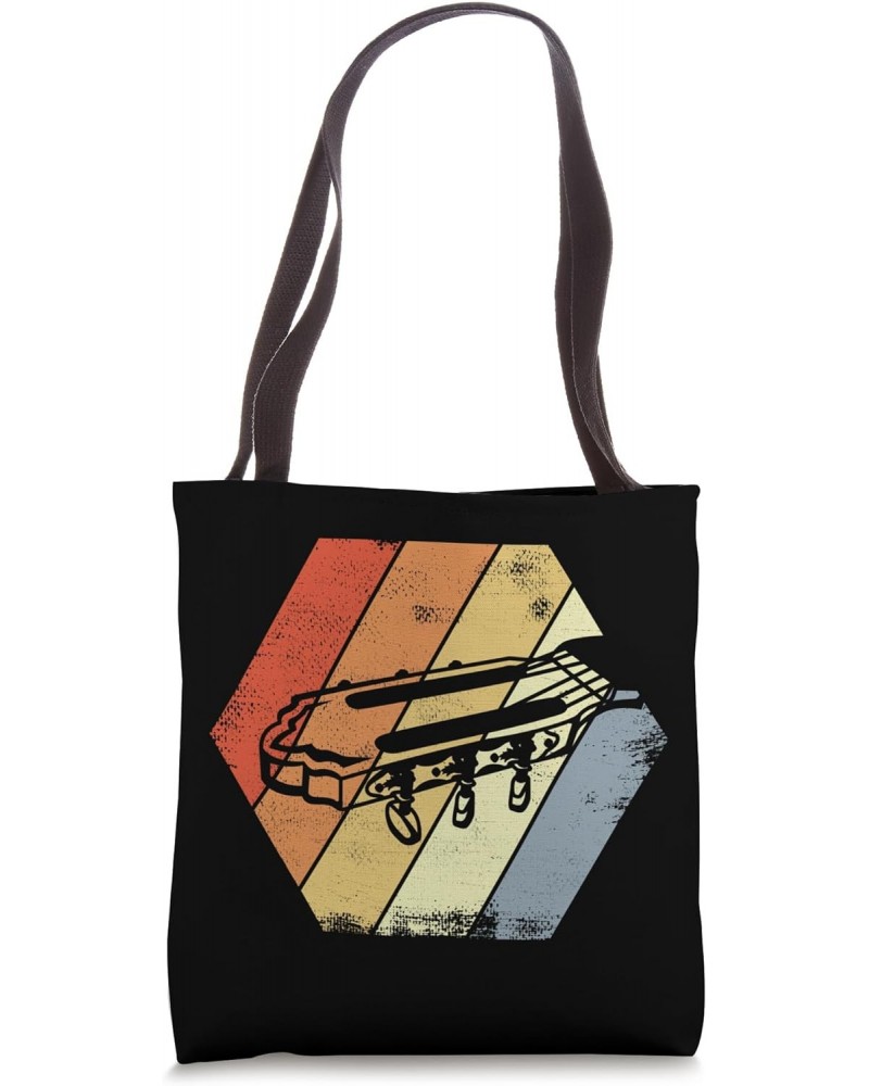 Guitar Headstock Vintage Guitar Music Tote Bag $12.36 Totes