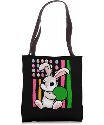 American Flag Easter Eggs Bunny Playing Disc Golf Player Tote Bag $9.46 Totes