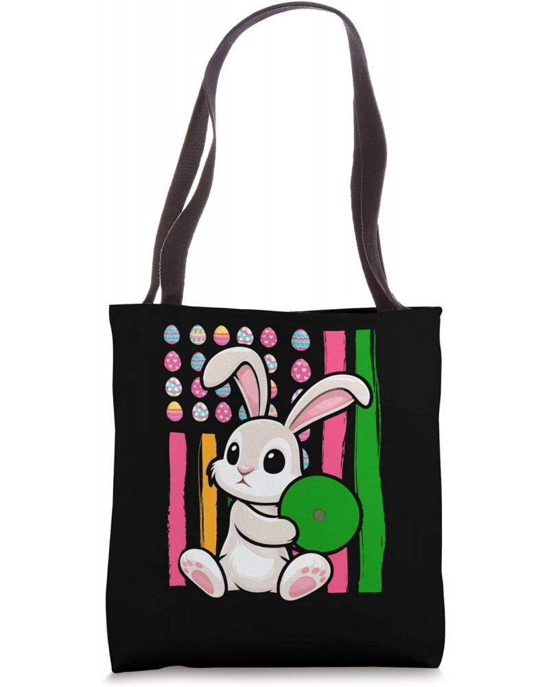 American Flag Easter Eggs Bunny Playing Disc Golf Player Tote Bag $9.46 Totes