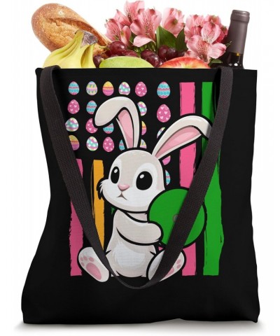 American Flag Easter Eggs Bunny Playing Disc Golf Player Tote Bag $9.46 Totes