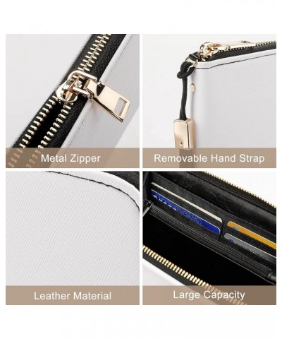 Long Clutch Wallet, Long Handbag with Wristlet Strap, PU Leather Zip Purse Multi 16 $15.97 Wristlets