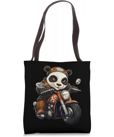 Panda Motorcyclist/Motorcycle Pandas Tote Bag $12.21 Totes