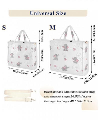 Cute Cartoon Elephant Corduroy Tote Bag for Women Hobo Crossbody Bag Purse Stylish Shoulder Handbag Messenger Bags, S $12.92 ...