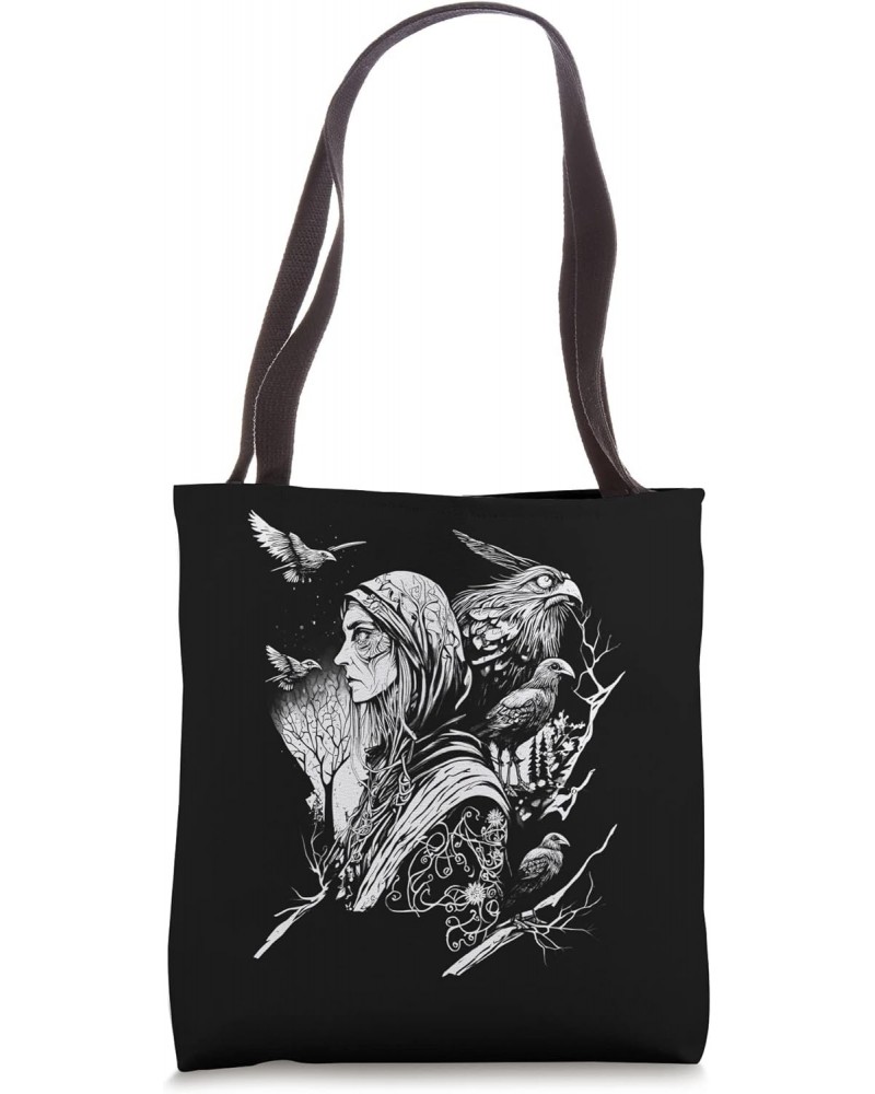 Walking House on Chicken Legs Slavic folklore Baba Yaga Art Tote Bag $12.32 Totes