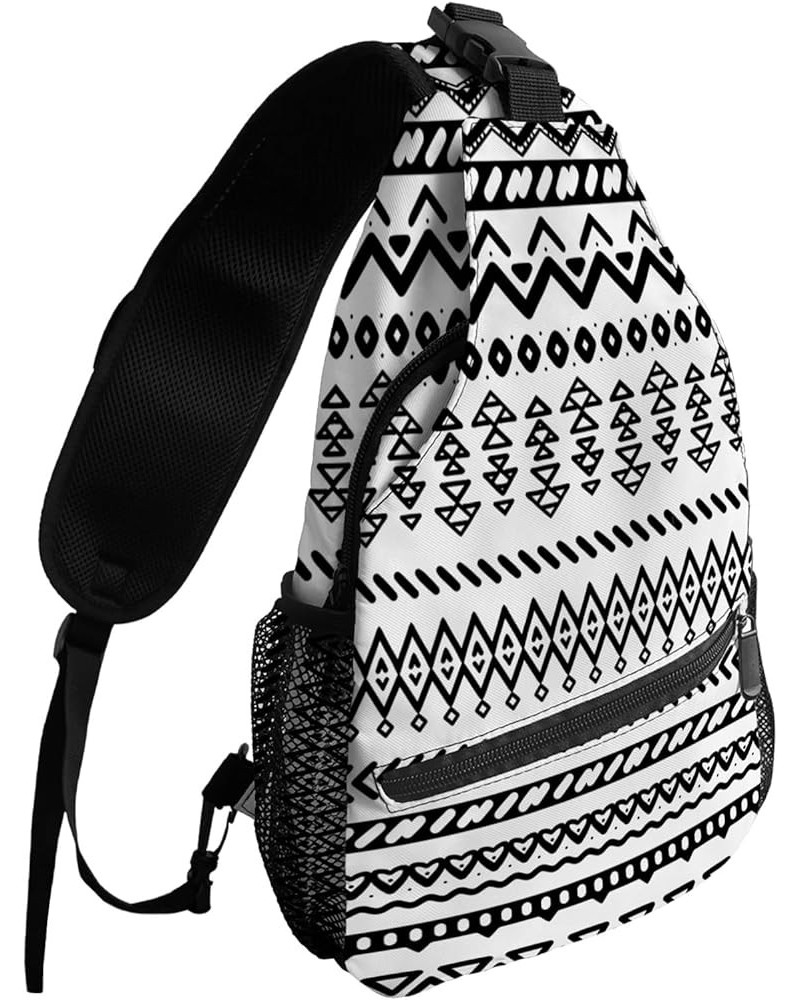 Crossbody Bags for Men Women Waterproof Sling Bag Shoulder Chest Bag Backpack Daypack for Hiking Travel Sports Running Bohemi...