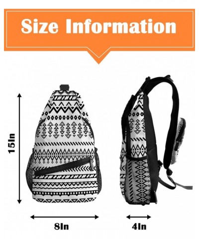 Crossbody Bags for Men Women Waterproof Sling Bag Shoulder Chest Bag Backpack Daypack for Hiking Travel Sports Running Bohemi...