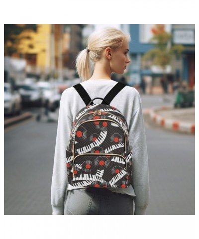 Piano Keys Music Women's Backpack Purse Causal Daypack Work Travel College Business Trip Bag Shoulder Bag Medium $16.63 Backp...