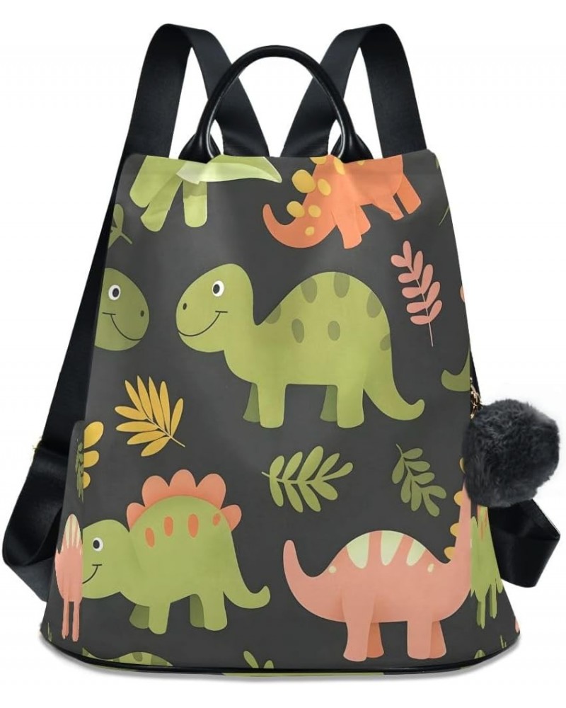 Dinosaur Women Purse Backpack Anti-Theft for Fashion Bag Travel Back Pack Rucksack Shoulder Bag $23.51 Backpacks