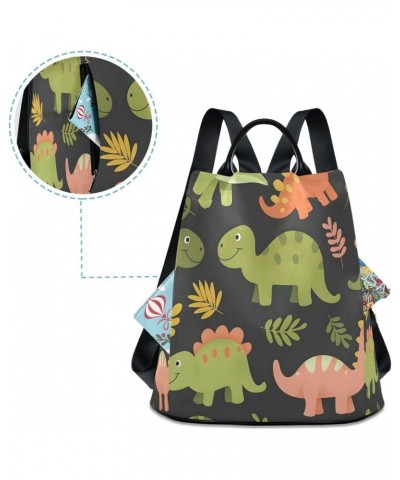 Dinosaur Women Purse Backpack Anti-Theft for Fashion Bag Travel Back Pack Rucksack Shoulder Bag $23.51 Backpacks