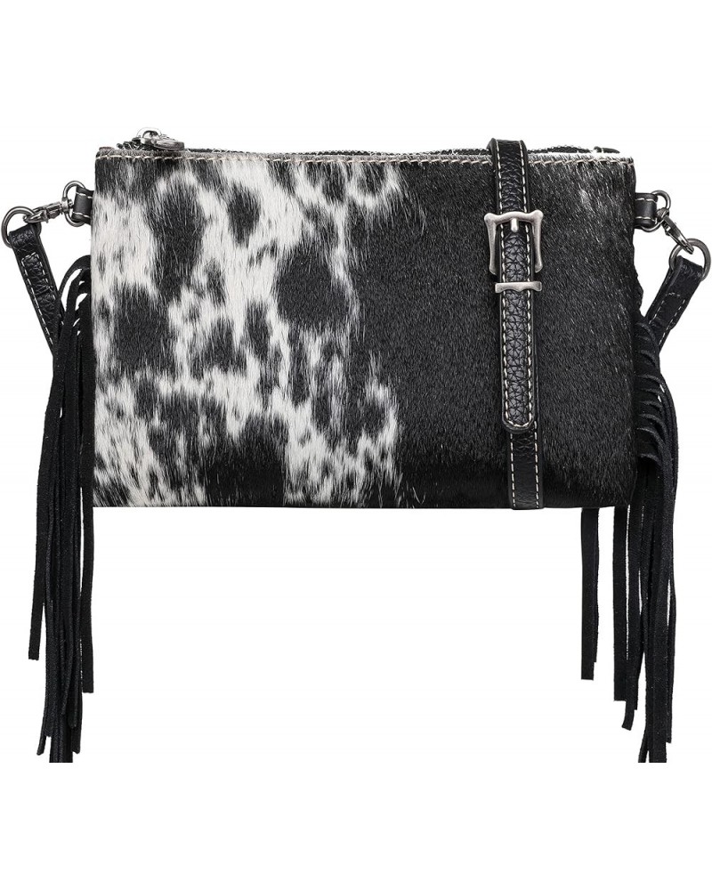 Western Purse for Women Crossbody Bag Wristlet Clutch Purse E-classic Black $16.80 Crossbody Bags