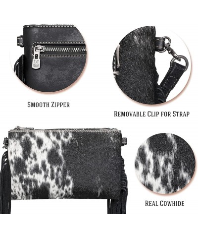 Western Purse for Women Crossbody Bag Wristlet Clutch Purse E-classic Black $16.80 Crossbody Bags