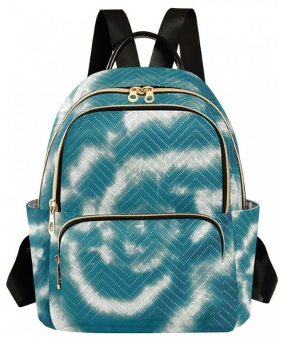 Tie Dye Sea Spiral Swirl Backpack for Women, Shoulder Bag Lightweight Mini Backpack Casual Daypack Back Pack Small(11.41'' x ...