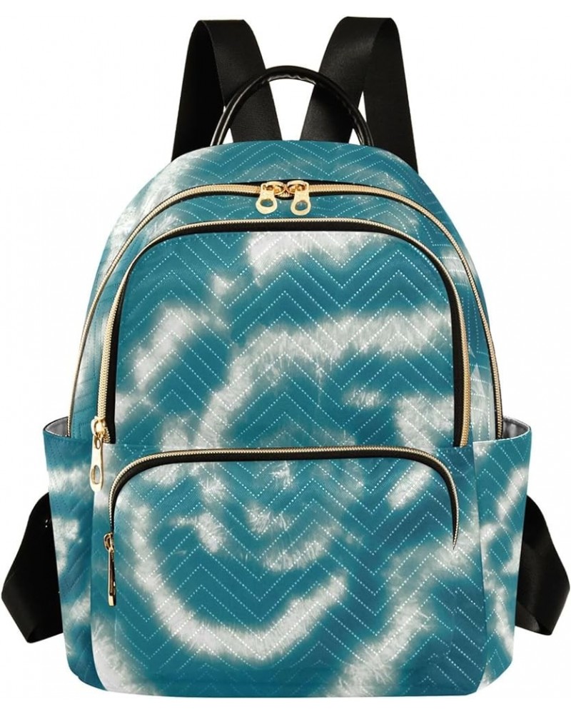 Tie Dye Sea Spiral Swirl Backpack for Women, Shoulder Bag Lightweight Mini Backpack Casual Daypack Back Pack Small(11.41'' x ...