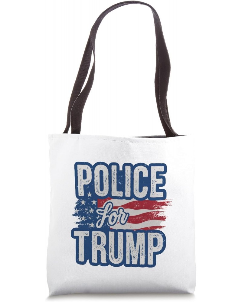 Police for Trump | Law Enforcement, Back the Blue, Election Tote Bag $14.55 Totes