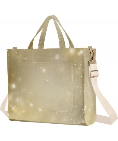 Golden Background Of Christmas Glow Women's Tote Handbags Top Handle Satchel Shoulder Bag Crossbody Bag S $17.81 Totes