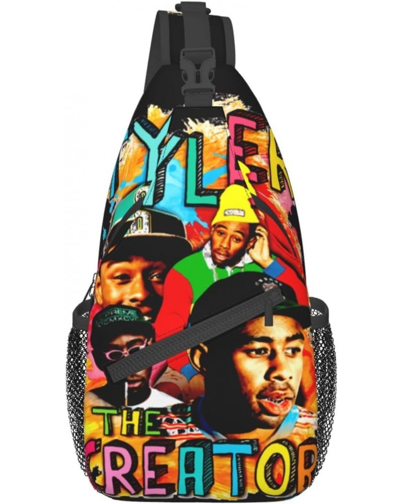 Sling Crossbody Bag Tyler The Rapper Creator Adjustable Strap Chest Shoulder Bags For Women Men Travel Backpack $18.28 Crossb...