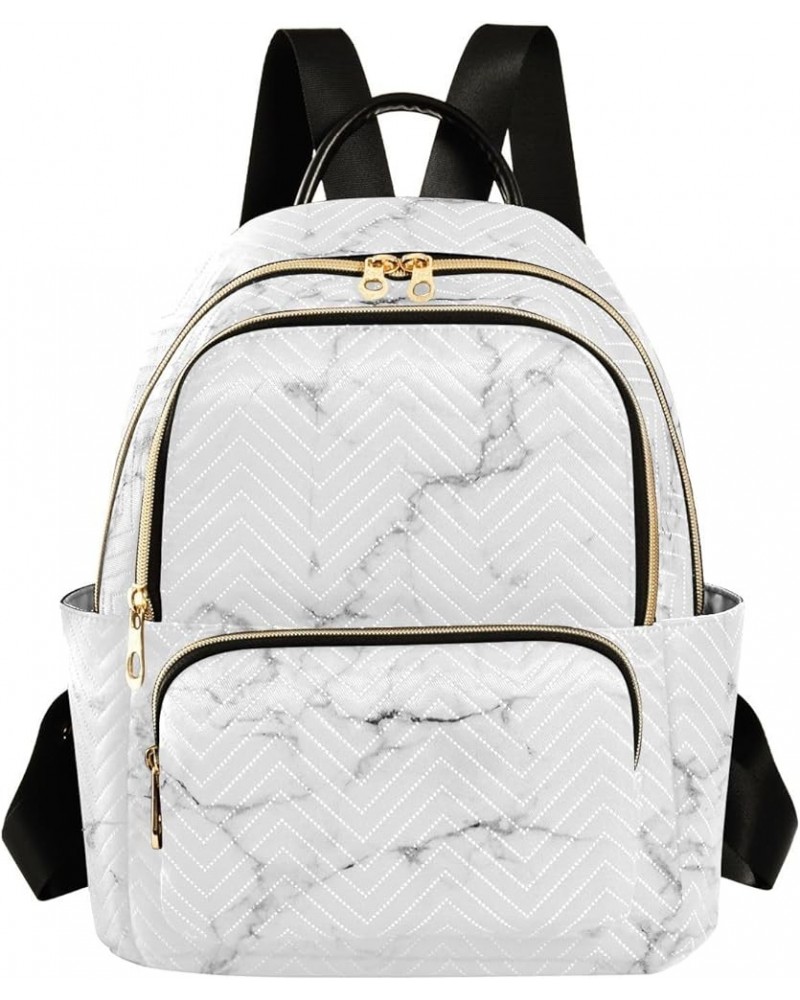 Green Gold Marble Women's Backpack Wallet Casual Small Backpack Fashion Women's Travel Bag School Backpack Color278 Small $15...