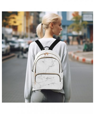 Green Gold Marble Women's Backpack Wallet Casual Small Backpack Fashion Women's Travel Bag School Backpack Color278 Small $15...