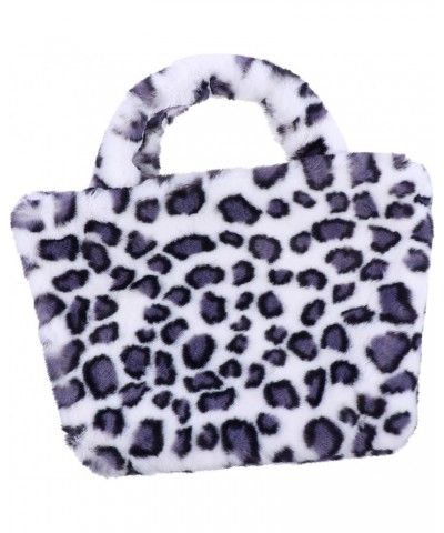 1pc Leopard Print Bag Handbag for Shopping Women Bag Fashionable Handbag Large Handbag Leopard Bag White $10.26 Totes