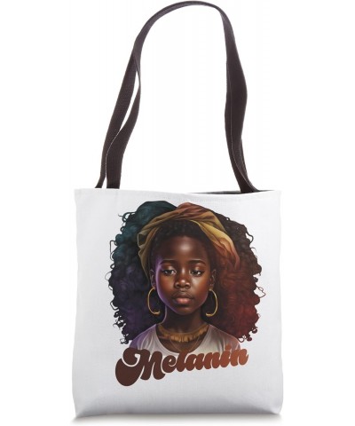 Black Strong Girl Afro Love Melanin African American Women Tote Bag $10.34 Totes