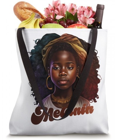 Black Strong Girl Afro Love Melanin African American Women Tote Bag $10.34 Totes