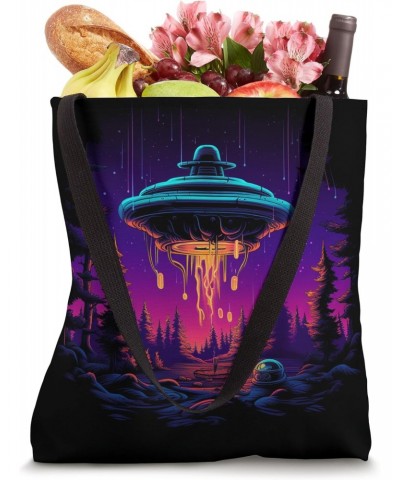 Camping UFO Gear Alien Abduction Tote Bag $9.71 Totes