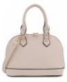 Zip-Around Saffiano Classic Dome Satchel Nude $28.30 Satchels