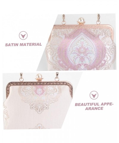 2pcs embossed bag Handmade Brocade Evening Purse womens tote purse Brocade Evening Handbag ladies Purplex3pcs $19.55 Totes