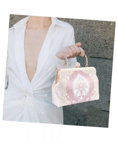 2pcs embossed bag Handmade Brocade Evening Purse womens tote purse Brocade Evening Handbag ladies Purplex3pcs $19.55 Totes