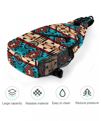 Native American Geometric Southwest Sling Bags Men And Women Shoulder Backpack Chest Bag Cross Body Chest Sling Backpack. $19...