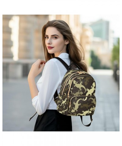 Women Backpack Purse Lizards Geckos Fashion Shoulder Bags Travel Backpack Small Daypacks M Medium $11.70 Backpacks