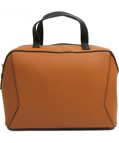 Simple Faux Leather Handbag NQ877 Tan $13.76 Handbags