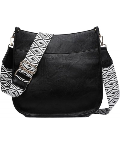 Guitar Strap Purse Small Crossbody Bag - Shoulder Bag Chloe Crossbody with Guitar Strap (M1977) Black $17.49 Crossbody Bags