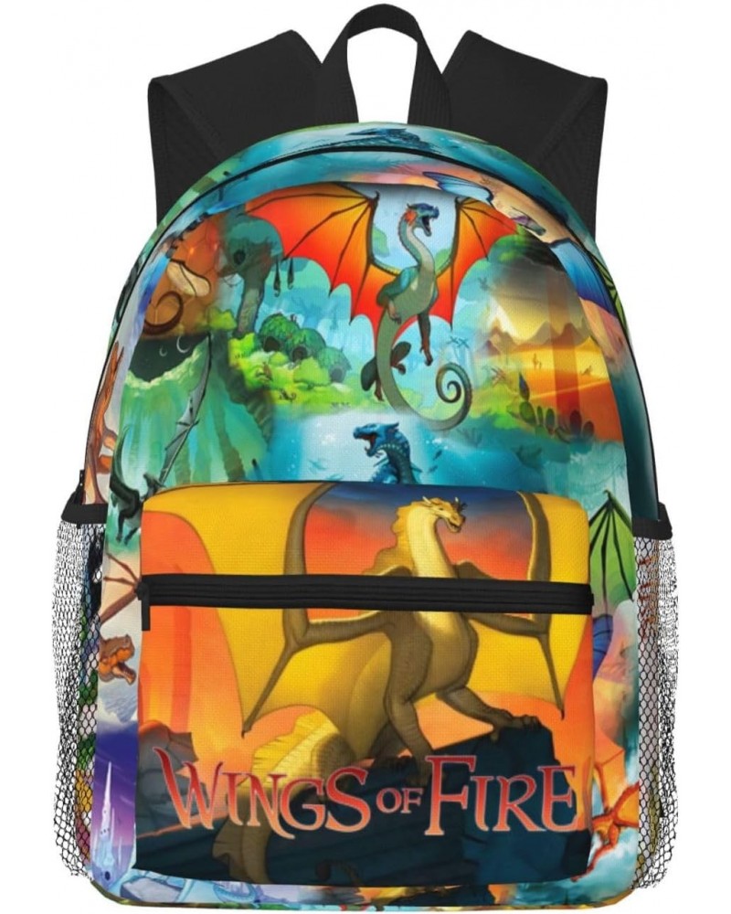 Wings-Of-Fire Wof Logo Backpack Purse For Adult, Anti Theft Travel Backpack 600d Encrypted Oxford Fabric Shoulder Bags With W...