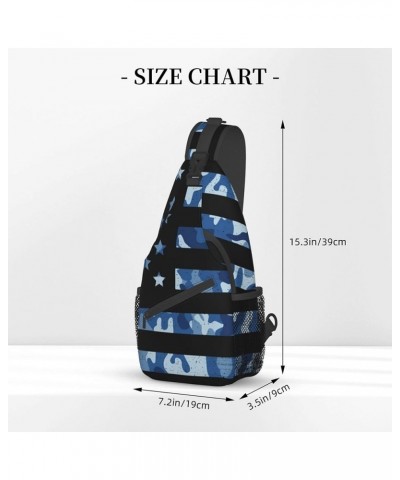 Sling Backpack Sling Bag Travel Hiking Small Backpack for Women Men Gifts Color853 $12.02 Crossbody Bags