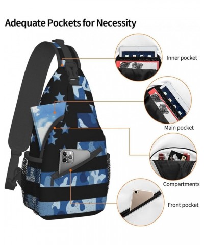 Sling Backpack Sling Bag Travel Hiking Small Backpack for Women Men Gifts Color853 $12.02 Crossbody Bags